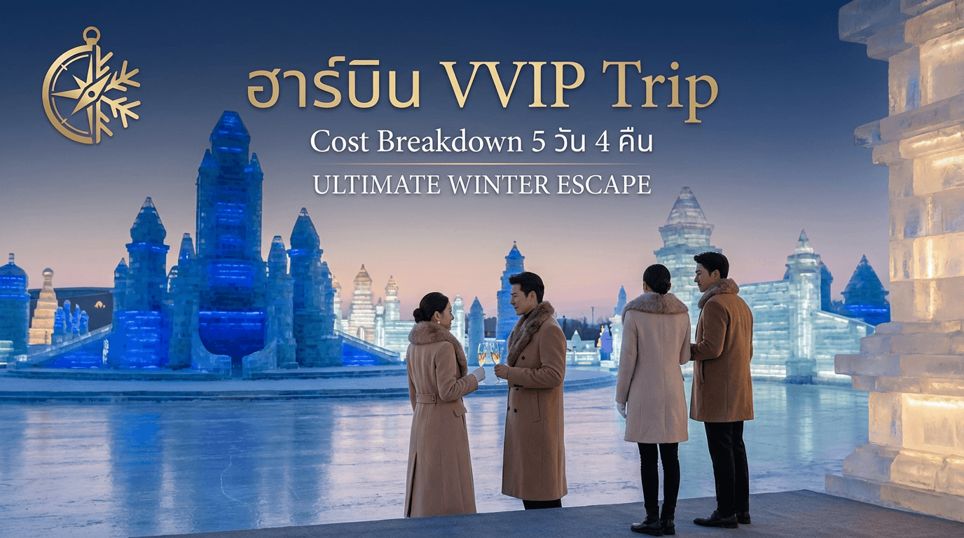 เจาะลึกงบจัดทริป VVIP ฮาร์บิน 5 วัน 4 คืน…