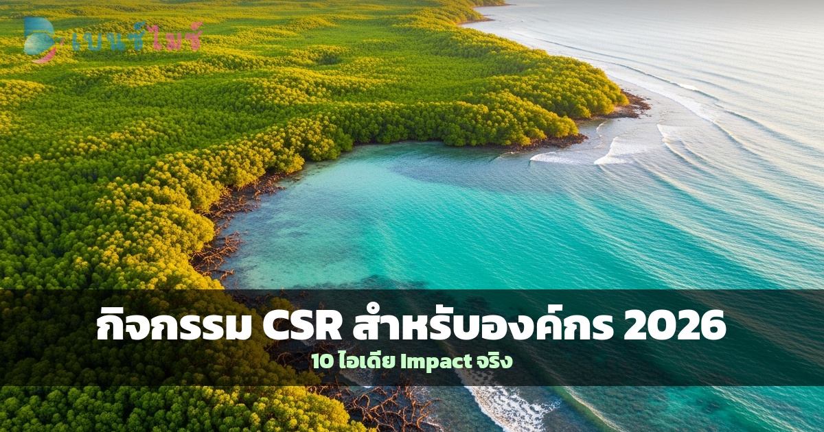 กิจกรรม CSR สำหรับองค์กร 2026: 10 ไอเดียที่สร้าง Impact จริง
