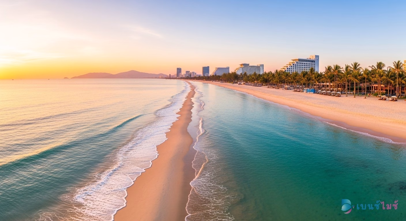 ชายหาด My Khe ดานัง หนึ่งในชายหาดที่สวยที่สุดในเอเชีย