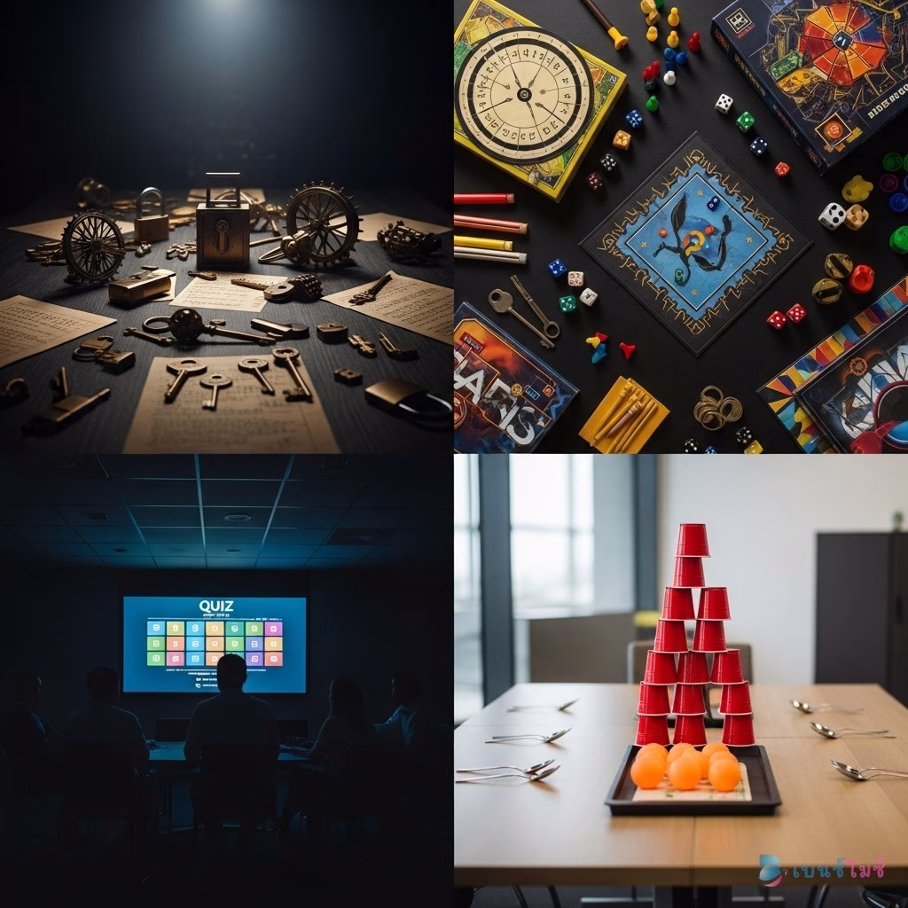 กิจกรรม Team Building ในร่ม เกมปริศนา Escape Room Board Game