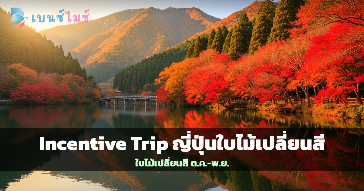 Incentive Trip ญี่ปุ่นใบไม้เปลี่ยนสี: Koyo Season Guide…