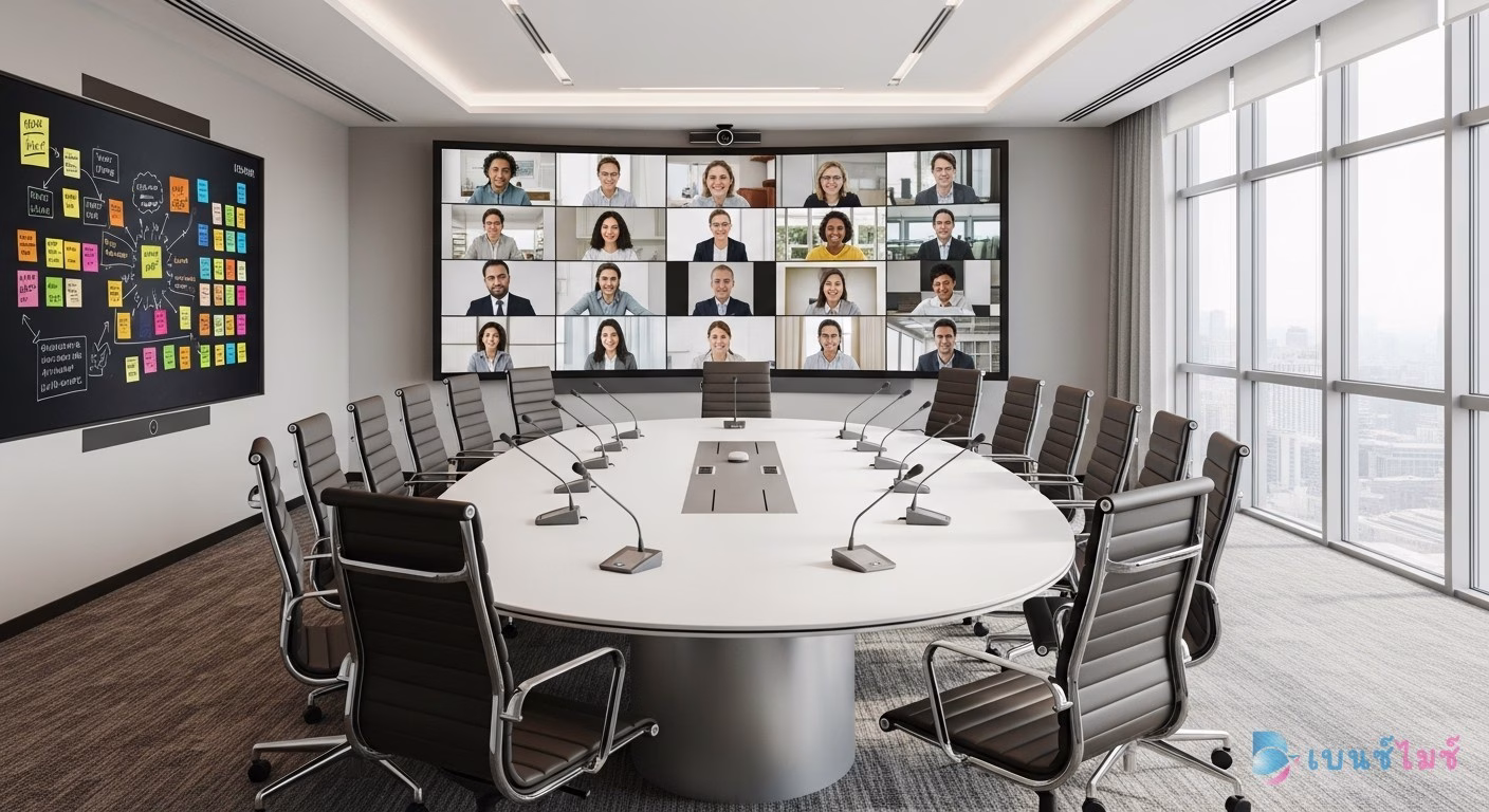 การประชุม Hybrid Meeting ที่ผู้เข้าร่วม On-site และ Remote มีส่วนร่วมเท่าเทียม
