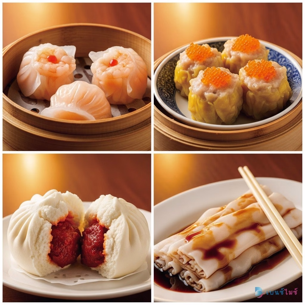 ประสบการณ์ติ่มซำฮ่องกง เกี๊ยวกุ้ง ขนมจีบ ซาลาเปาหมูแดง ก๋วยเตี๋ยวหลอด