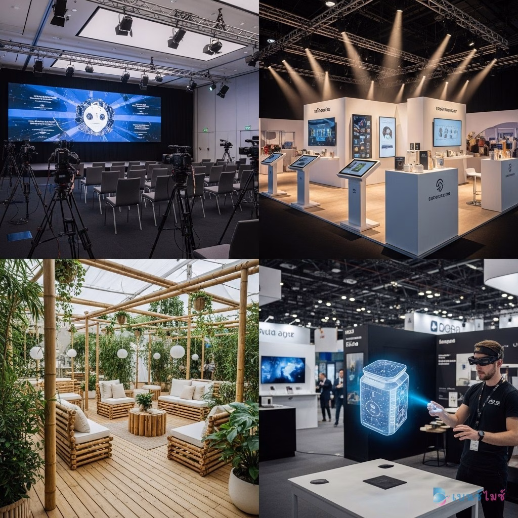 เทรนด์งานเปิดตัวสินค้า 2026 Hybrid Experiential Sustainability Technology